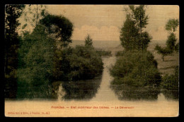 52 - FRONCLES - BIEF SUPERIEUR DES USINES - LE DEVERSOIR - CARTE TOILEE ET COLORISEE - Autres & Non Classés