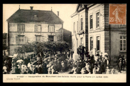 52 - VOISEY - INAUGURATION DU MONUMENT DES SOLDATS MORTS POUR LA FRANCE 11 JUILLET 1920 - GUERRE 14/18 - Altri & Non Classificati