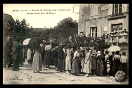 52 - VOISEY - REMISE DU DIPLOME POUR MEMOIRE DES ENFANTS MORTS POUR LA FRANCE - GUERRE 14/18 - Other & Unclassified