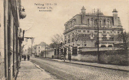 08 FELDZUG 1914-15 RETHEL BAHNHOFSTRASSE  AUJOURD'HUI RUE THIERS CARTE ALLEMANDE - Rethel