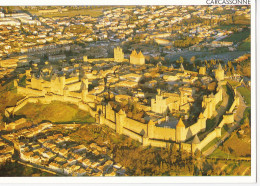 Carcassonne -  Vue Générale Aérienne De La Cité Médiévale - Carcassonne