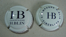 Cap. 61. Champagne H. Blin, Blanc Et Noir Petites Lettres Et Grandes Lettres - Andere & Zonder Classificatie