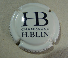 Cap. 63. Champagne H. Blin, Blanc Et Noir Grandes Lettres - Other & Unclassified