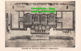 R417165 Grundriss Der Romischen Badruine In Badenweiler. U. Weber. Nr. 61897. RP - World