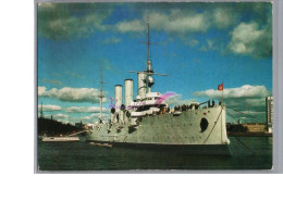 TRANSPORT - BATEAU - Bateau De Guerre Russe Russie THE CRUISER AURORA - Autres & Non Classés