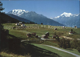 11880627 Visperterminen Boomen Mit Mischabel Mutterhorn Weisshorn Visperterminen - Altri & Non Classificati