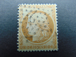 N°. 36 Oblitéré 10 Centimes Bistre-jaune - 1870 Belagerung Von Paris