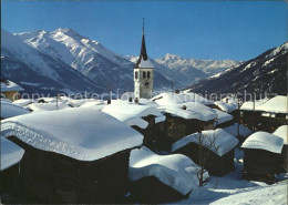 11880537 Bellwald Im Winter Mit Weisshorn Bellwald - Altri & Non Classificati