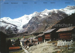 11880527 Saas-Fee Teilansicht Mit Alpenpanorama Saas-Fee - Altri & Non Classificati