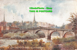 R417582 Shrewsbury. The English Bridge. Wilding. Postcard - Wereld