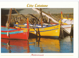 Côte Catalane - Typiques Barques Catalanes Dans Le Port De Collioure - Collioure
