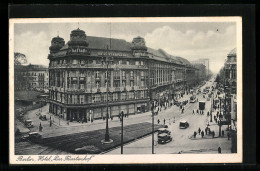 AK Berlin-Tiergarten, Am Hotel Der Fürstenhof  - Dierentuin