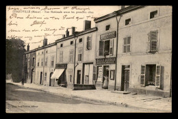 55 - LEROUVILLE - RUE NATIONALE - BAZAR LORRAIN JURY-THIRION EDTEUR DE CARTES POSTALES - Lerouville