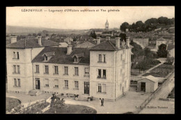 55 - LEROUVILLE - LOGEMENTS D'OFFICIERS SUPERIEURS ET VUE GENERALE - EDITEUR RAMEAU - Lerouville