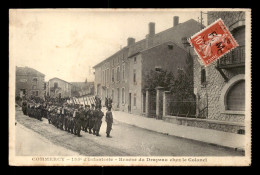 55 - COMMERCY - 155E D'INFANTERIE - REMISE DU DRAPEAU CHEZ LE COLONEL - LETTRE SOUVENIR DU RGT - Commercy