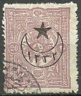 Turkey; 1916 Overprinted War Issue Stamp 20 P. - Gebruikt