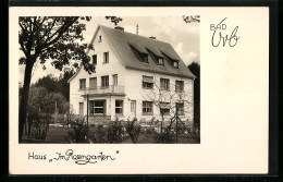 AK Bad Orb, Vor Dem Hotel Im Rosengarten  - Bad Orb