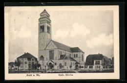 AK Kehl A. Rh., Katholische Kirche  - Kehl