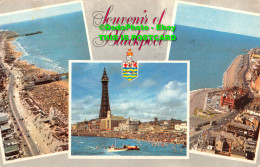 R417607 Souvenir Of Blackpool. Saidman Bros. Jarrold. RP. Multi View. 1965 - Wereld