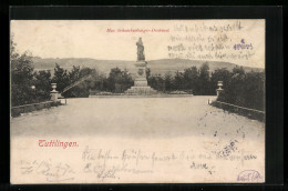 AK Tuttlingen, Das Max Schneckenburger Denkmal  - Tuttlingen