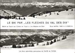 11879007 Sion VS Ski Par Les Fleches Du Val Des Dix Dts Morcles Muverans Haut De - Autres & Non Classés