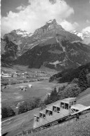 (Suisse) ENGELBERG GERSCHNIALP Drahtseilbahn  Tampon Restaurant Waldhaut    1953 - Engelberg