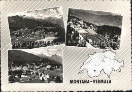 11878977 Montana-Vermala Fliegeraufnahme  Montana Vermala - Altri & Non Classificati