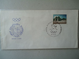 GREECE  1968 COMMEMORATIVE  COVER  STAMP EXHIBITION  HILTON ATHENS - Autres & Non Classés