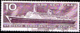 Rda Poste Obl Yv:1386 Mi:1693 Seefahrschiff Ivan Franko 21000PS (cachet Rond) - Ships
