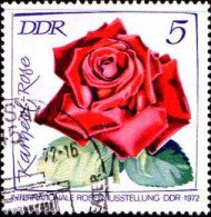 Rda Poste Obl Yv:1450 Mi:1763 Karneol Rose (TB Cachet Rond) - Rose