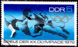 Rda Poste Obl Yv:1440 Mi:1753 Spiele Der XX.Olympiade Munich Lutte (cachet Rond) - Worstelen