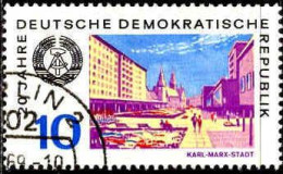Rda Poste Obl Yv:1200 Mi:1505 Karl-Marx-Stadt (Beau Cachet Rond) - Autres & Non Classés