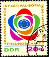 Rda Poste Obl Yv:1071 Mi:1377 Solidartät Freundschaft & Frieden (TB Cachet Rond) - Other & Unclassified