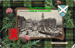 R417783 Edinburgh. Princes Street. E. Gordon. F. Hartmann. Real Glossy Tartan Se - World