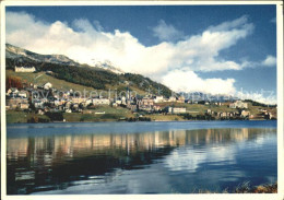 11877907 St Moritz Dorf GR Blick Vom See Aus St Moritz - Sonstige & Ohne Zuordnung