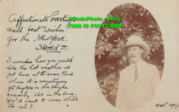 R417808 Man In Light Colour Hat And Clothes. 1908 - World