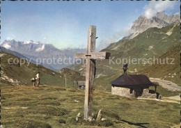 11877727 Klausenpass Kapelle Mit Kreuz Und Schaechental Klausenpass - Other & Unclassified