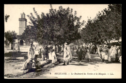 ALGERIE - RELIZANE - LE BOULEVAD DU FORTIN ET LA MOSQUEE - Other & Unclassified