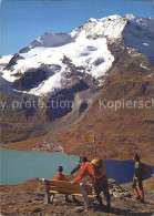 11877397 Serpiano TI Luftseilbahn Funivia Piz Lagalb Bernina Lago Bianco Nero Un - Autres & Non Classés