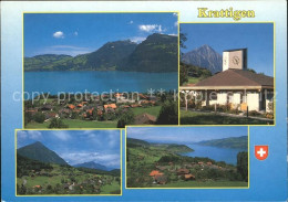 11875507 Krattigen Thunersee Panorama Kirche Krattigen - Sonstige & Ohne Zuordnung