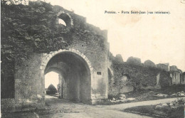 (Provins) Carte Photo De La Porte Saint-Jean. - Provins