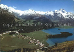 11875407 Sils Engadin Graubuenden Fliegeraufnahme Sils/Segl Baselgia - Sonstige & Ohne Zuordnung