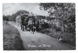 Groeten Uit HOLTEN - Nederland - Pays-Bas - Charrette De Blé - Attelage De Cheval - Animée - Holten