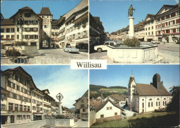 11875287 Willisau Obertor Oberstadt Paulusbrunnen Pfarrkirche Willisau - Sonstige & Ohne Zuordnung