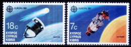 Chypre  1991 Y&T 770 à 771 - Mi 771 à 772  - EUROPA ** - Neufs
