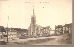 80 - Liomer - La Place Du Marchè - Autres & Non Classés
