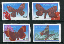 Grenadines ** N° 3086 à 3089 -  Papillons Et Fleurs - Grenada (1974-...)