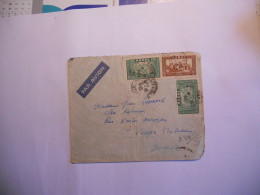 Lettre Par Avion Avec Daguin Pessac Au Verso - Covers & Documents