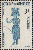 Cambodge Poste Obl Yv: 194 Mi:222 Ballet Royal (cachet Rond) - Cambogia