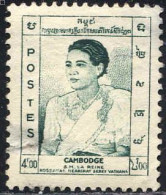 Cambodge Poste Obl Yv:  47 Mi:56 Kossamak Nearirat (cachet Rond) - Cambodja